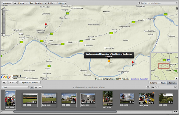 Géolocalisation sur Aperture
