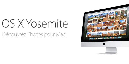 Annonce Apple Photos