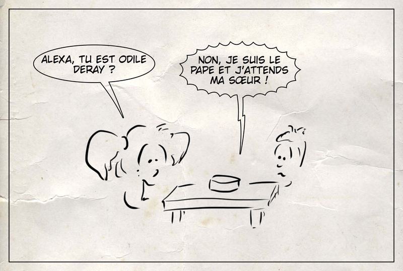 Les Kids intéragissant avec un Echo dot