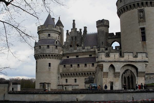 L'entrée du château de Pierrefond
