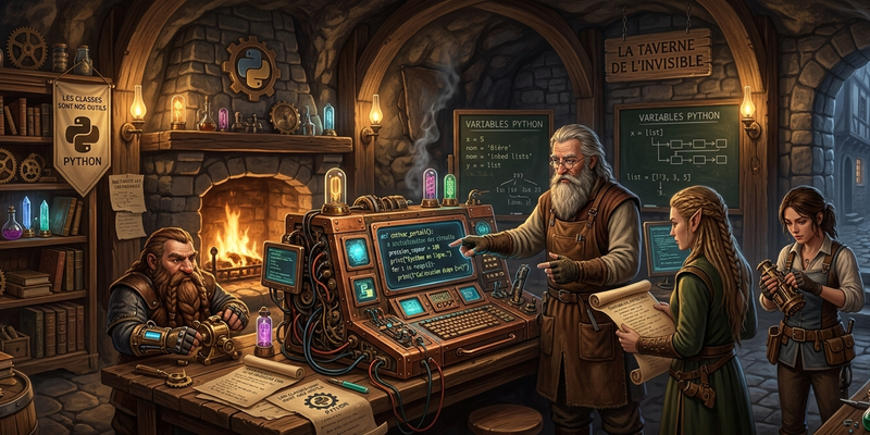 Hero lab enseignement Python à la .Taverne