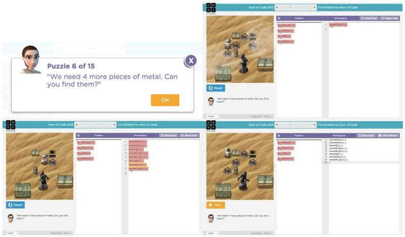 Les défis Star Wars Hour of Code