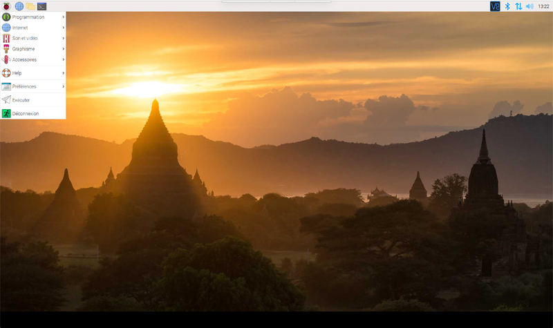 Desktop du Raspberry Pi
