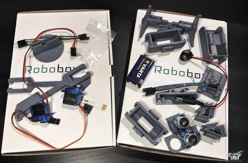 Contenu des boites 2 et 3 Robobox