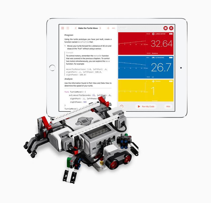 Du Mindstorm EV3 avec Swift Playgrounds
