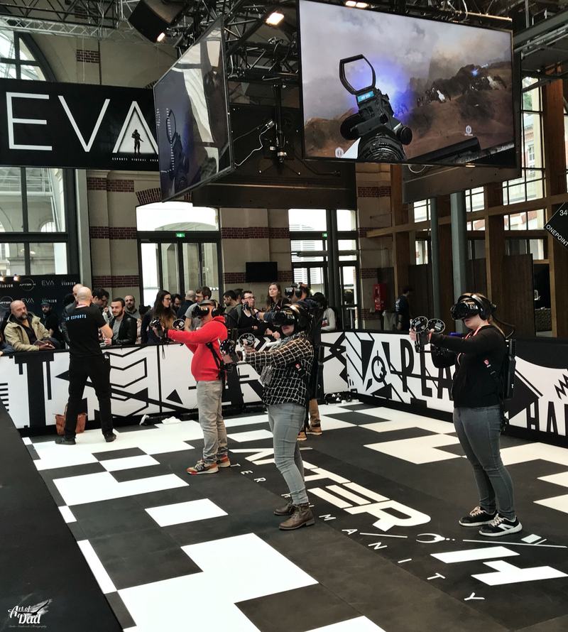 L'arène EVA à Virtuality