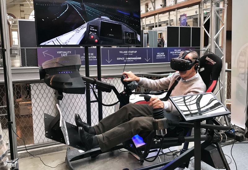 Un siège qui reproduit les mouvements à Virtuality