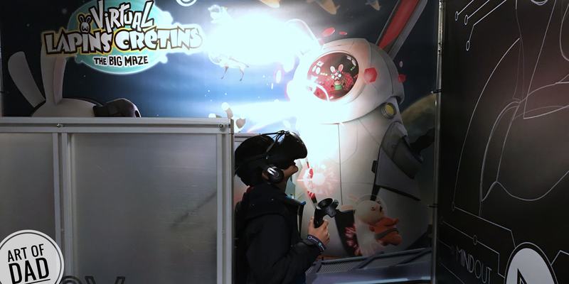 Jouer avec les lapins crétins en VR