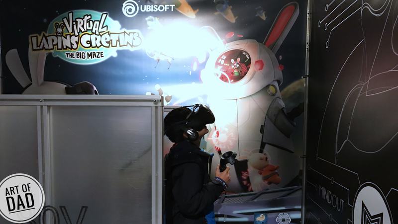 Jouer avec les lapins crétins en VR